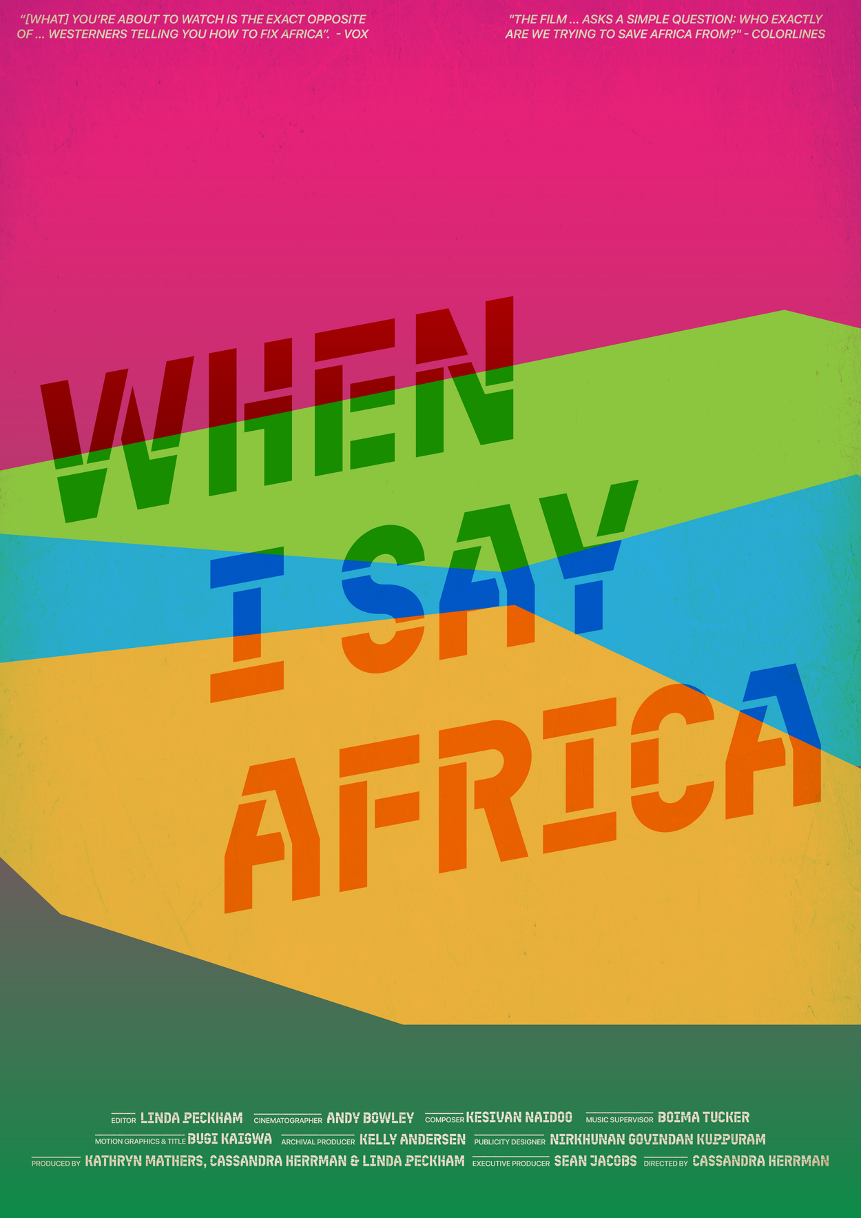 When I Say Africa